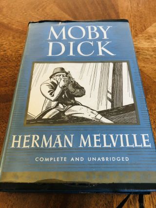 Moby Dick By Herman Melville - Modern Library Edition With Jacket