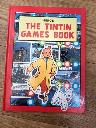 The Tintin Games Hardback Book 1st Edition 1986