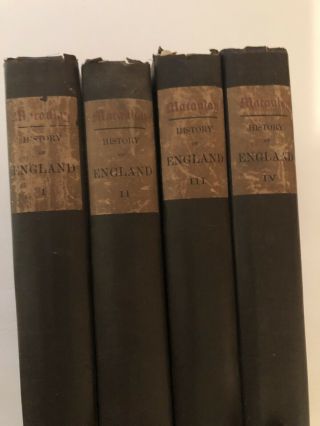 4 Vol Lord Thomas Macaulay The History Of England From Accession James 2nd 1879