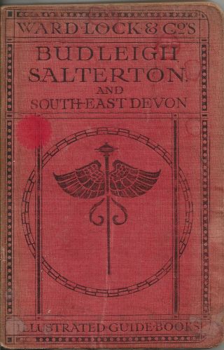 Very Early Ward Lock Red Guide - Budleigh Salterton & S E Devon - 1918/19 - Rare