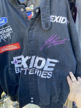 Jeff Burton Exide Racing Jacket Size Xl
