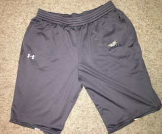 2xl Lasalle University Explorers Basketball Shorts Under Armour Team Issued