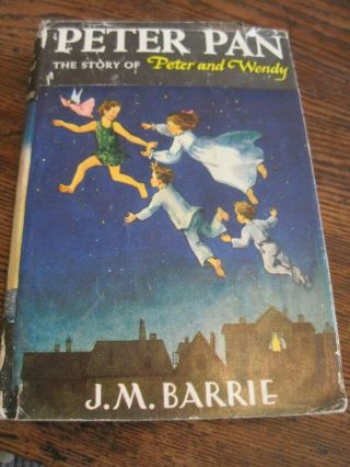 1911 Peter Pan The Story Of Peter And Wendy By J M Barrie Hardback W/dj Grosset