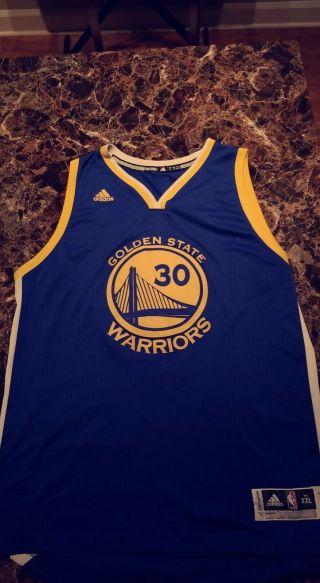 Adidas Steph Curry 30 Golden State Warriors Jersey Xxl
