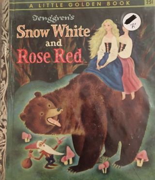 Snow White And Rose Red A Little Golden Book 1955