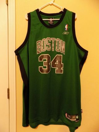 Paul Pierce Boston Celtics Jersey (3x/3xl) Reebok Stitched (green) Good Cond. )