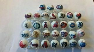 Mlb Teams - Major League Baseball - All Mlb Teams 5/8 Size Marbles,  Stands