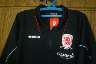 Middlesbrough Errea Training Football Zip Shirt 2007/2008/2009 Rare Men Size 5XL 2