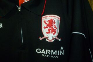 Middlesbrough Errea Training Football Zip Shirt 2007/2008/2009 Rare Men Size 5XL 3