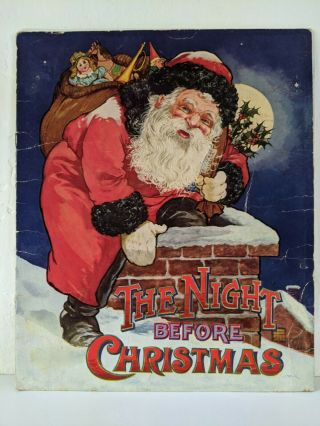 Vintage 1947 Book The Night Before Christmas,  Sam 