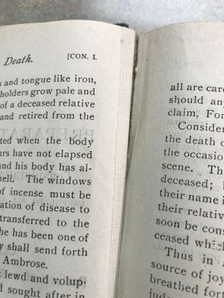 Preparations For Death by St.  Alphonsus De Liguori Volume One 1926 3