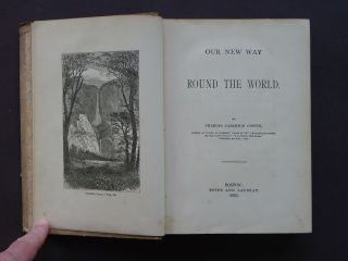 " Our Way Round The World " - Coffin - 1885 - 100,  Illustrations & Maps - Picture Cvr