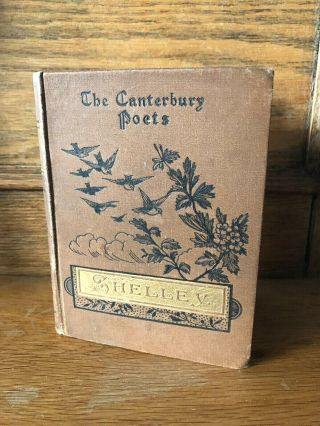 Victorian Book,  The Lyrics & Minor Poems Of Percy B.  Shelley 1886 Joseph Skipsey