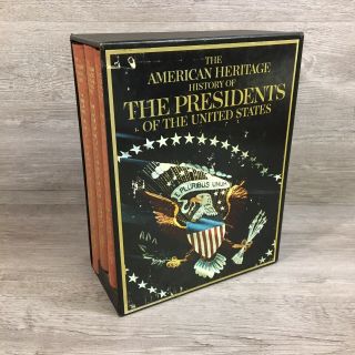 The American Heritage History Of The Presidents U.  S.  3 Volumes With Slipcase