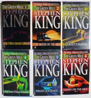 The Green Mile Stephen King Complete 6 Vol Set Hb For Library Use 1st Signet Ptg