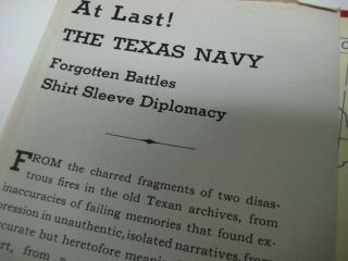 SIGNED 1st EDITION 1937 Jim Dan Hill,  The Texas Navy,  Forward by T.  Roosevelt Jr 2