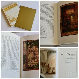 The Arabian Nights Folio Society 2000 Hardback Book - Illustrations & Slip Case