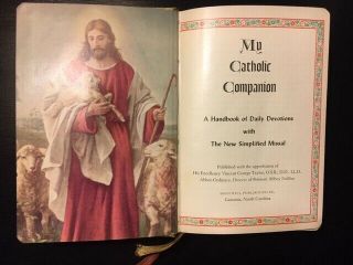 Vintage Catholic Prayer Book - My Catholic Companion - 1957 2