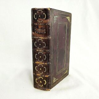 Antique Book Of Common Prayer Leather Bound Episcopal Oxford University Press