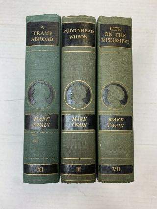 The Complete Of Mark Twain 3 Volume Book Set Harper & Brothers Edition 2