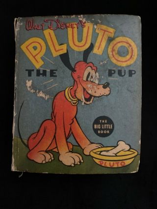 Walt Disney’s Pluto The Pup,  The Big Little Book,  1938,  1467,  Illustrated