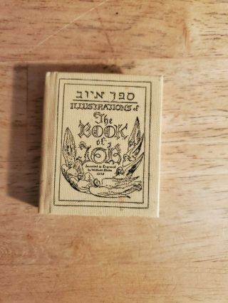 Prose & Prophecy William Blake Book Of Job Hillside Press Miniature Limited 1964