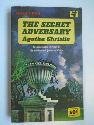 The Secret Adversary,  Agatha Christie,  British,  Pan Paperback,  8th,  1961
