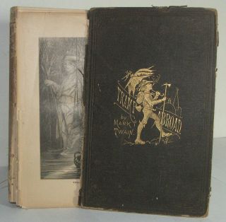Mark Twain 1880 A Tramp Abroad 1st Edition 2nd Printing