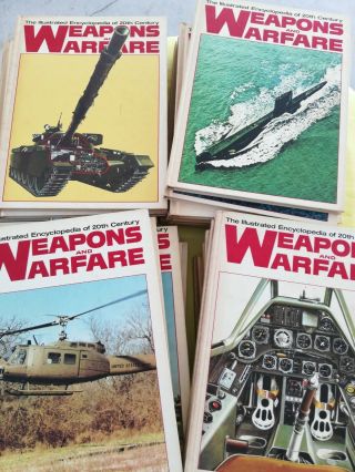 Illustrated Encyclopedia Of 20th Century Weapons And Warfare 1977 Set Of 24