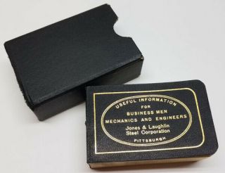 1942 Useful Information For Business Men Mechanics And Engineers Miniature Book