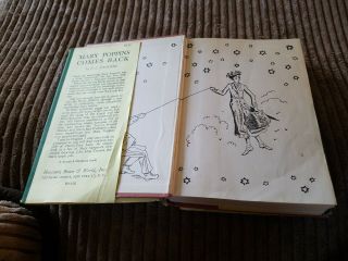1935 Mary Poppins Comes Back By P.  L.  Travers Hc Book Illustrated By Mary Shepard