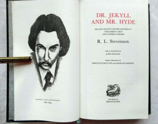 Robert Louis Stevenson Dr Jekyll & Mr Hyde Faux Leather C1968 Broutin C Keeping