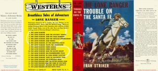 Fran Striker - The Lone Ranger Trouble On The Santa Fe 17 Remastered Dustjacket