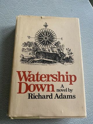 Watership Down By Richard Adams 1972 1st Edition 2nd Printing Hcdj