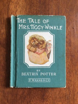 1905 Edition The Tale Of Mrs.  Tiggy - Winkle By Beatrix Potter,  F.  Warne & Co.  Hb