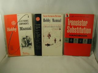 3 Vintage Electronics Components Hobby Manuals Silicon Rectifier Transistor