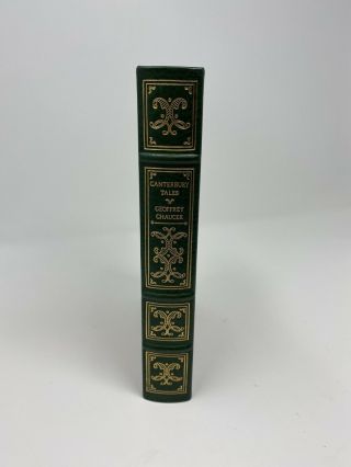 CHAUCER Canterbury Tales in Modern Verse Franklin Library 1/4 Leather Book 2
