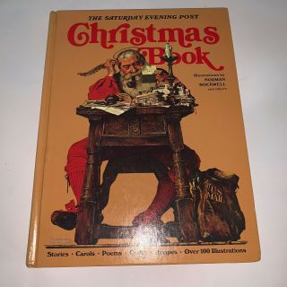 1976 The Saturday Evening Post Christmas Book Norman Rockwell