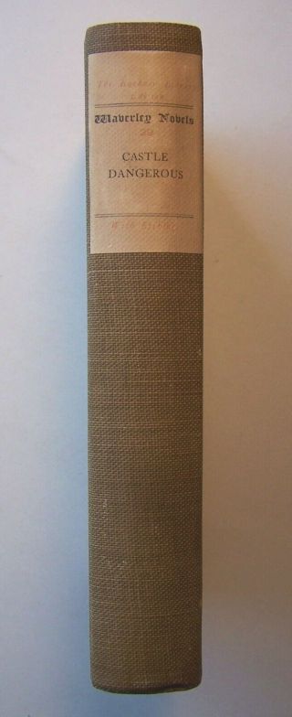 CASTLE DANGEROUS Sir Walter Scott HC BUCKNER LIBRARY EDITION Etchings - O1 3