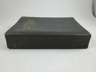 Vintage Abbott ' s Ready Reference Dictionary 1938 Faux Leather Bound W/ Synonyms 3