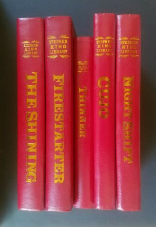 Stephen King Red Leather Library Firestarter 2