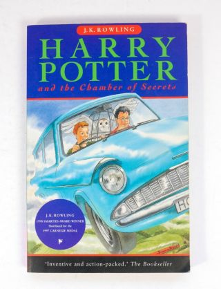 Harry Potter Chamber Of Secrets 2000 Softcover 1st Edition Raincoast Canada