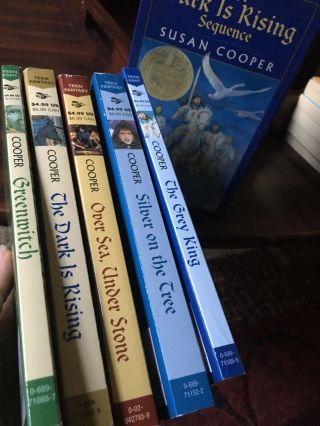 Susan Cooper Dark Is Rising Sequence Series 5 Book Box Set Teen Fantasy Novels