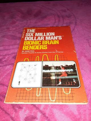 The Six Million Dollar Man’s Bionic Brain Benders Puzzles Photos Very Rare 1976