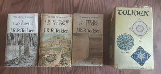 Vintage J R R Tolkien The Lord Of The Rings Paperback 1970s Box Set