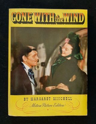 1939 Copyright Gone With The Wind Motion Picture Edition Book Margaret Mitchell