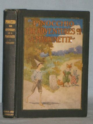 1904 Book Pinocchio The Adventures Of A Marionette By C.  Collodi