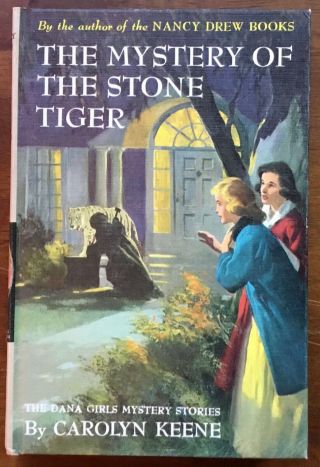 Vg 1963 Hc First Edition 25 Dana Girls Mystery Stone Tiger Keene Nancy Drew