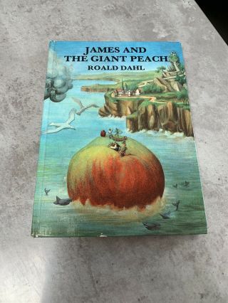 James And The Giant Peach Roald Dahl 1st Uk Ed 4th Print Hb 1975
