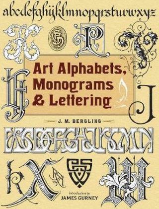 Art Alphabets,  Monograms,  And Lettering By Jm Bergling (english) Paperback Book